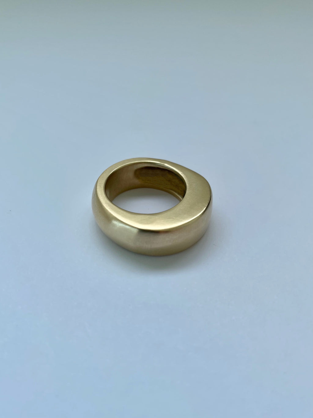 GOLD HIGH RISE STACKER RING