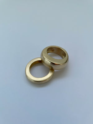 GOLD HIGH RISE STACKER RING