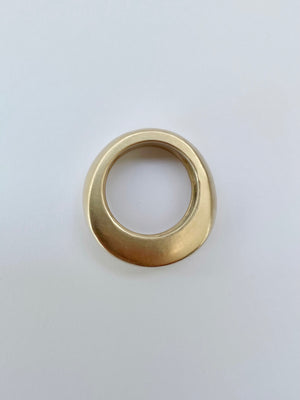 GOLD HIGH RISE STACKER RING