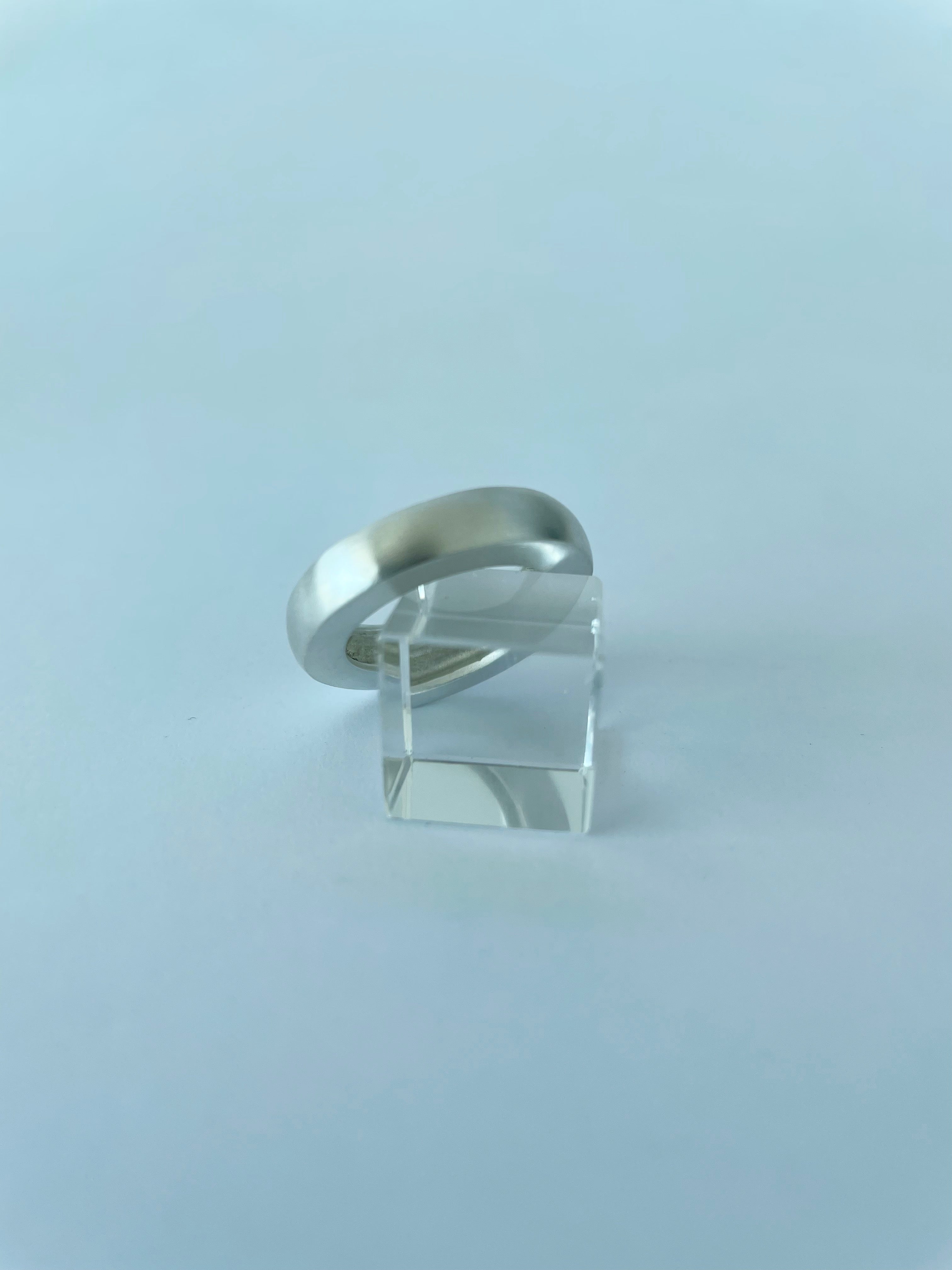 SILVER STACKER RING